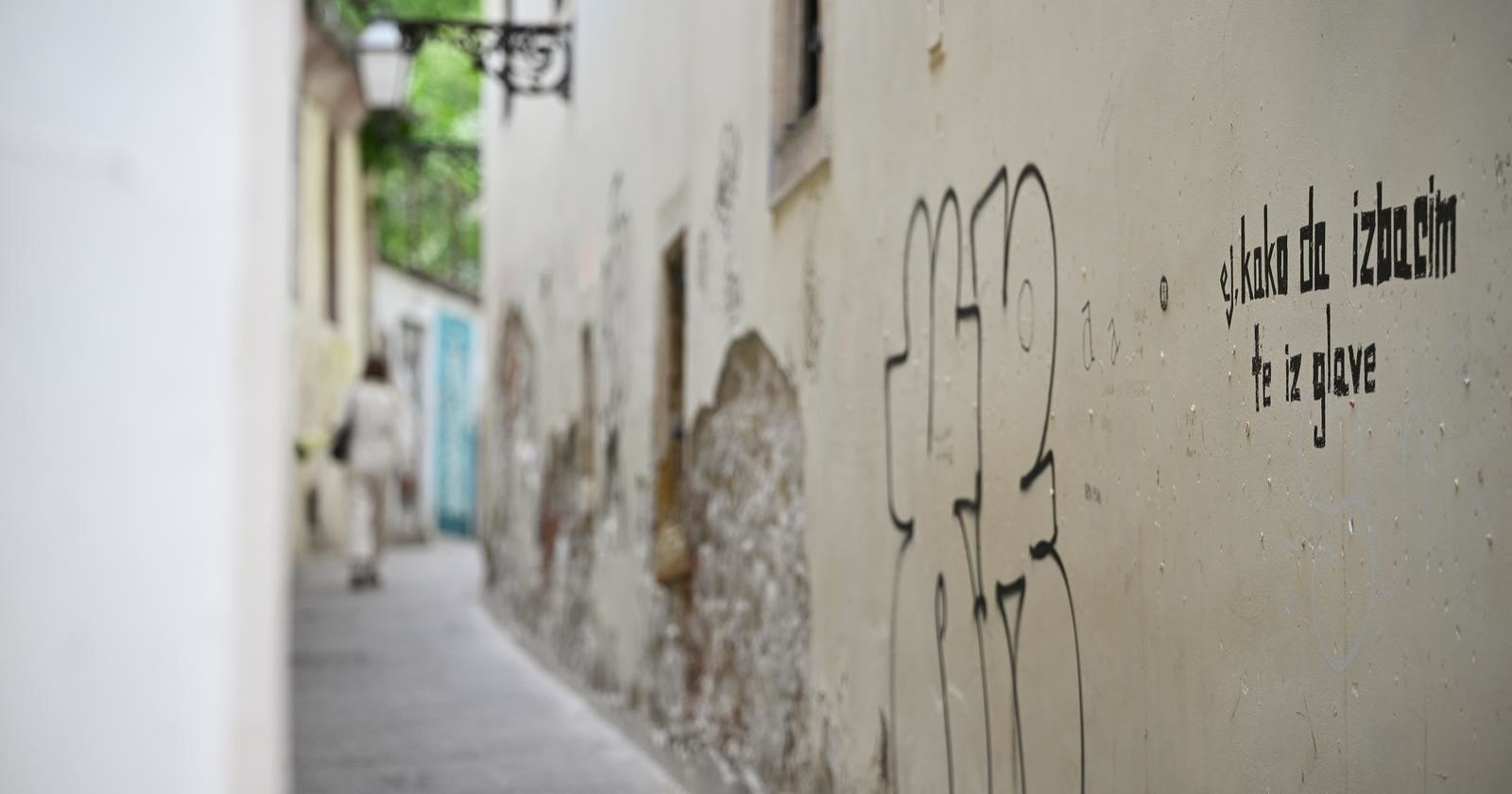 Fotka dana: Romantični grafit u Zagrebu izmamio osmijeh prolaznicima
