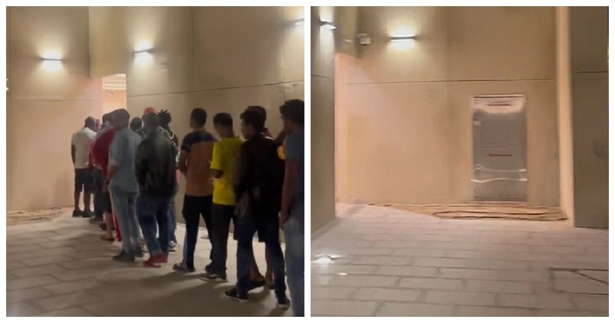 Ovo je red ispred muškog i ženskog WC-a u Kataru. Primjećujete li nešto neobično?