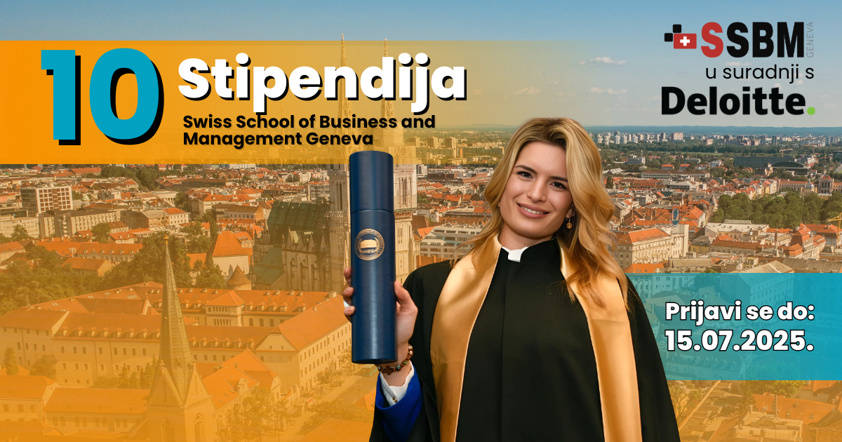 Još samo 5 dana za prijavu: SSBM Geneva nudi 10 stipendija za MBA švicarske kvalitete