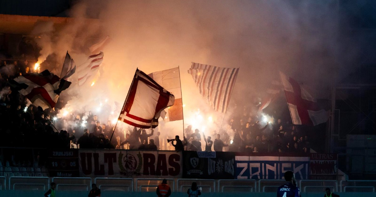 VIDEO Navijači Zrinjskog tijekom himne BiH: Je*em te Bosno, je*em te ja