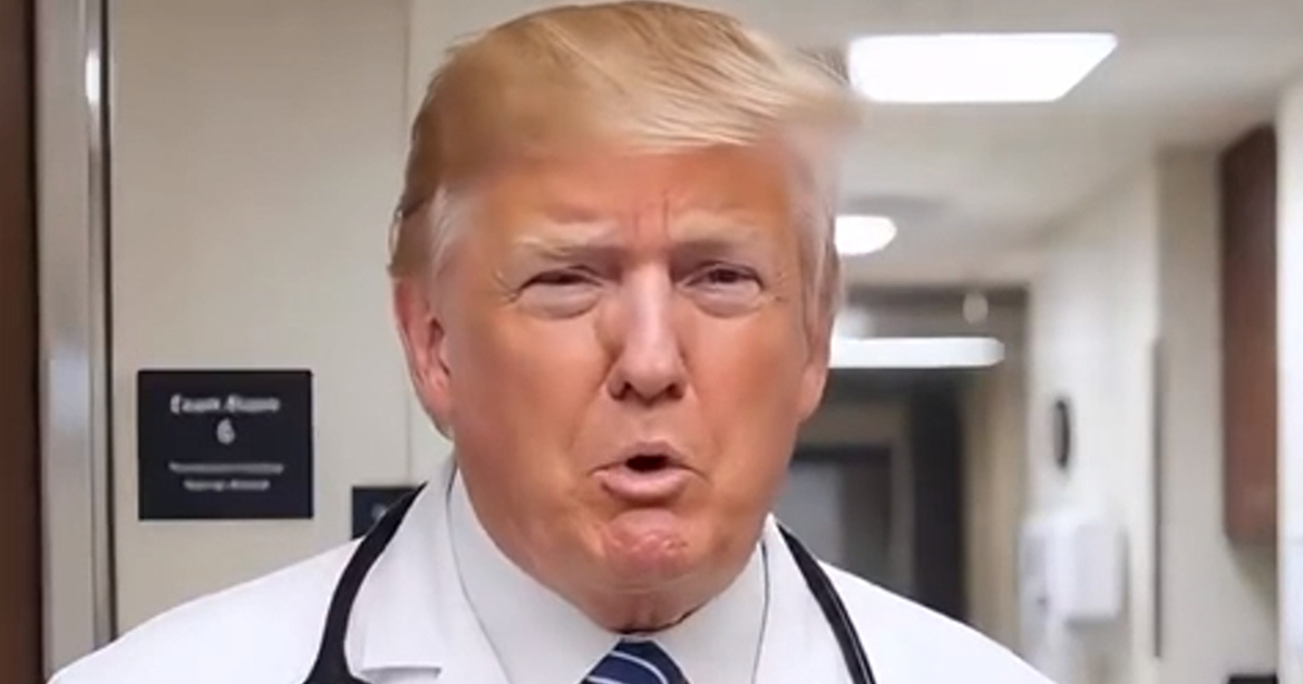 Trump objavio AI video u kojem glumi doktora i liječi svoje kritičare