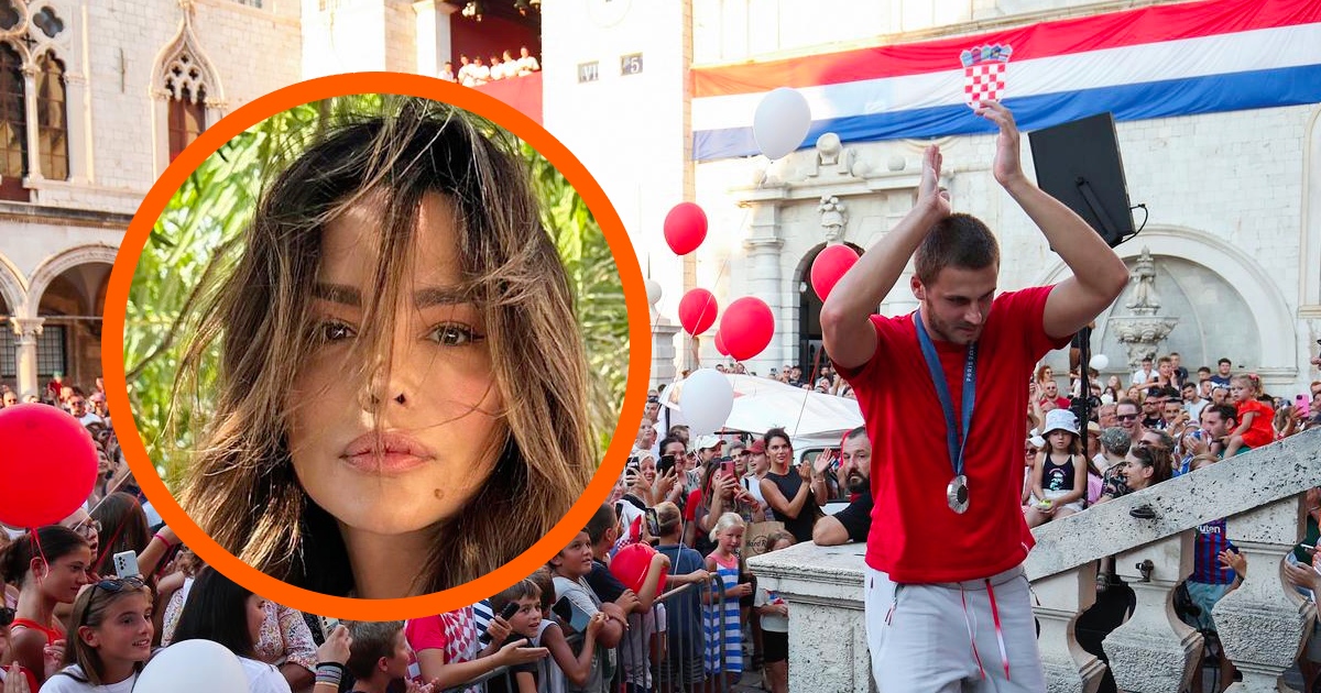 Severina sa sinom dočekala dubrovačke olimpijce na Stradunu