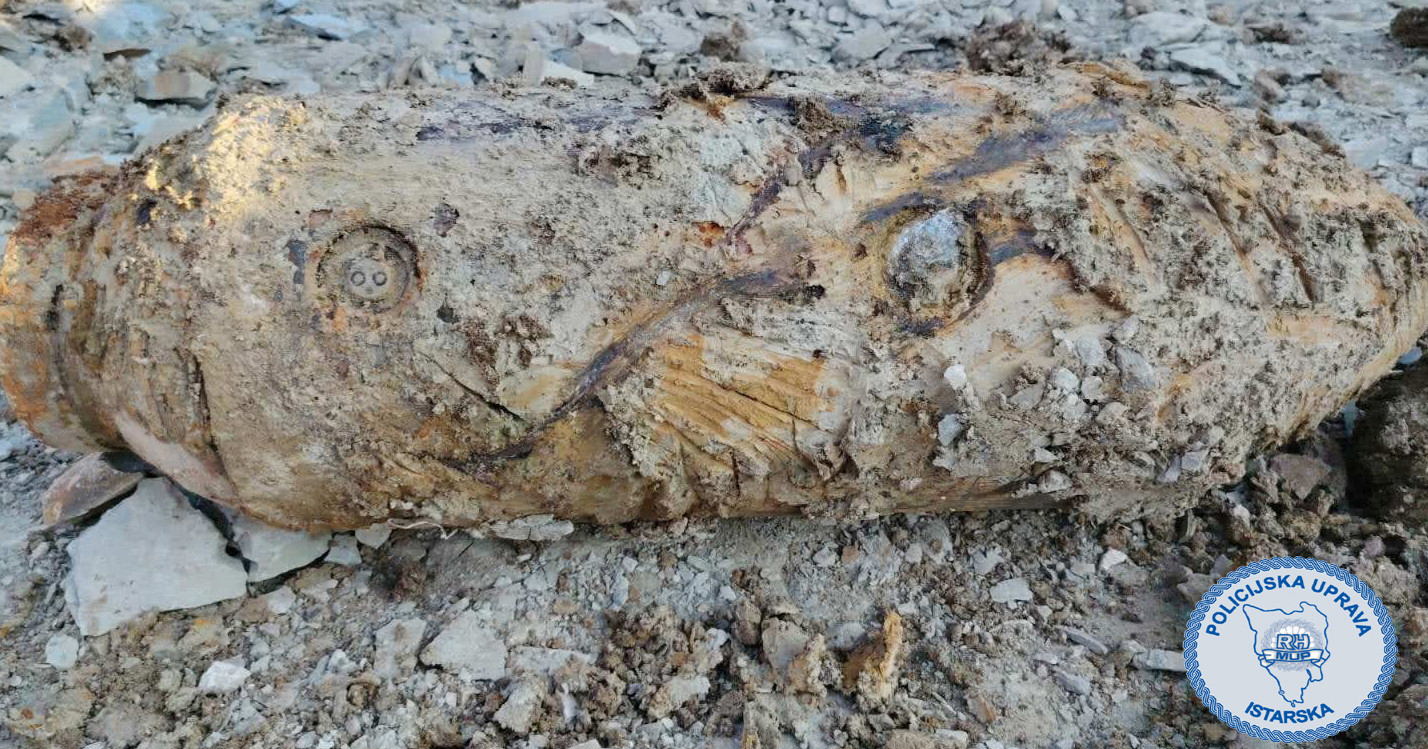 U Pazinu pronađena još jedna avionska bomba iz 2. svjetskog rata