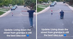Mama snimila dirljiv trenutak između sina i svog oca, pogledajte kako mu dječak trči