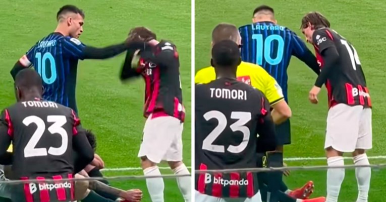 Modrić se htio ispričati braniču Intera, kapetan ga odgurivao. Ovako je Luka reagirao