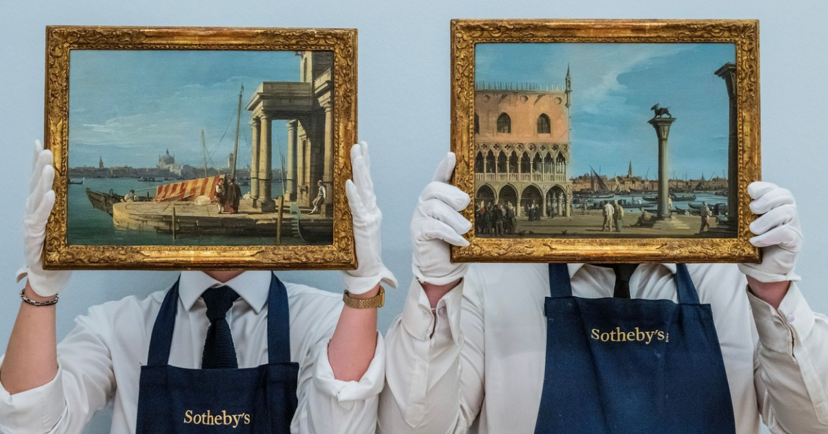 Ove dosad neviđene slike talijanskog slikara iz 18. stoljeća ponudit će se na dražbi