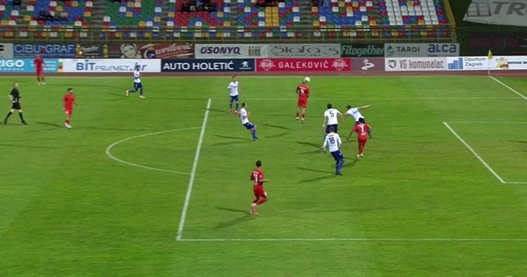 Pogledajte gol kojim je Gorica nakon VAR-a povela protiv Hajduka