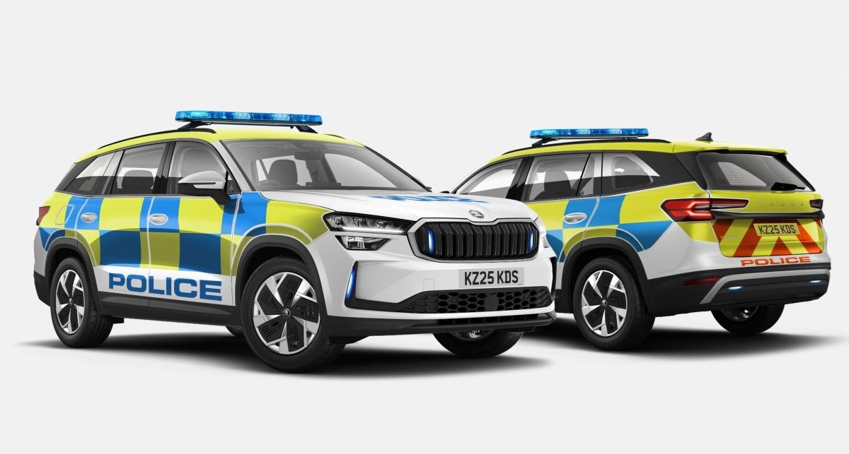 Britanska policija dobila posebno opremljene Škode Kodiaq. Naši policajci već ih voze