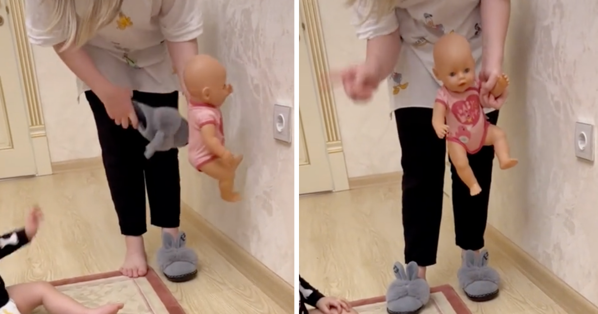 Mama pokazala kako uči dijete da ne dira utičnice, ljudi je kritizirali