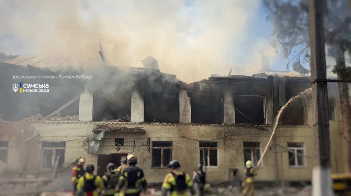 VIDEO Ruski dronovi pogodili vrtić u središtu Sumija