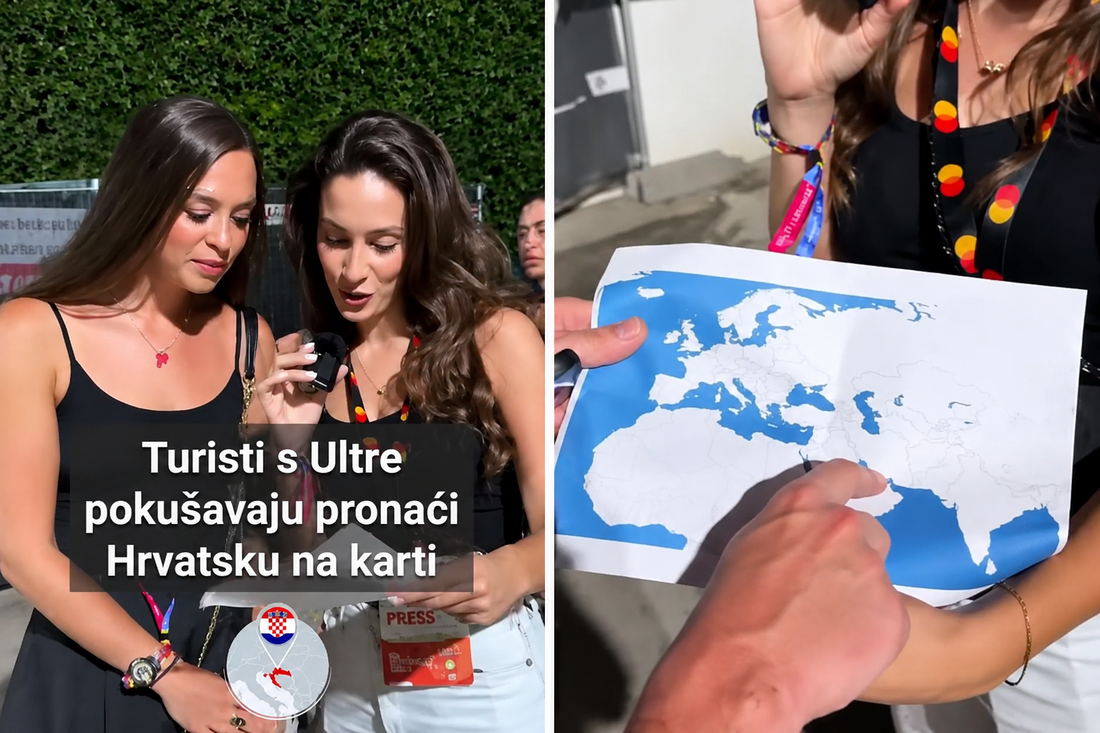 Pitali smo posjetitelje Ultre da pronađu Hrvatsku na karti. Neki su iznenadili