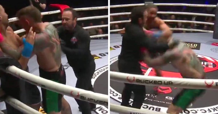 U najbrutalnijem sportu glavom udario bivšeg prvaka. Pogledajte njegovu reakciju