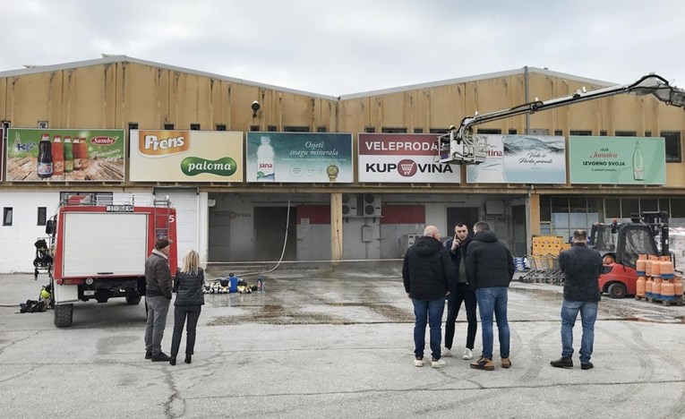 Gorjela hrana na veletržnici u Splitu