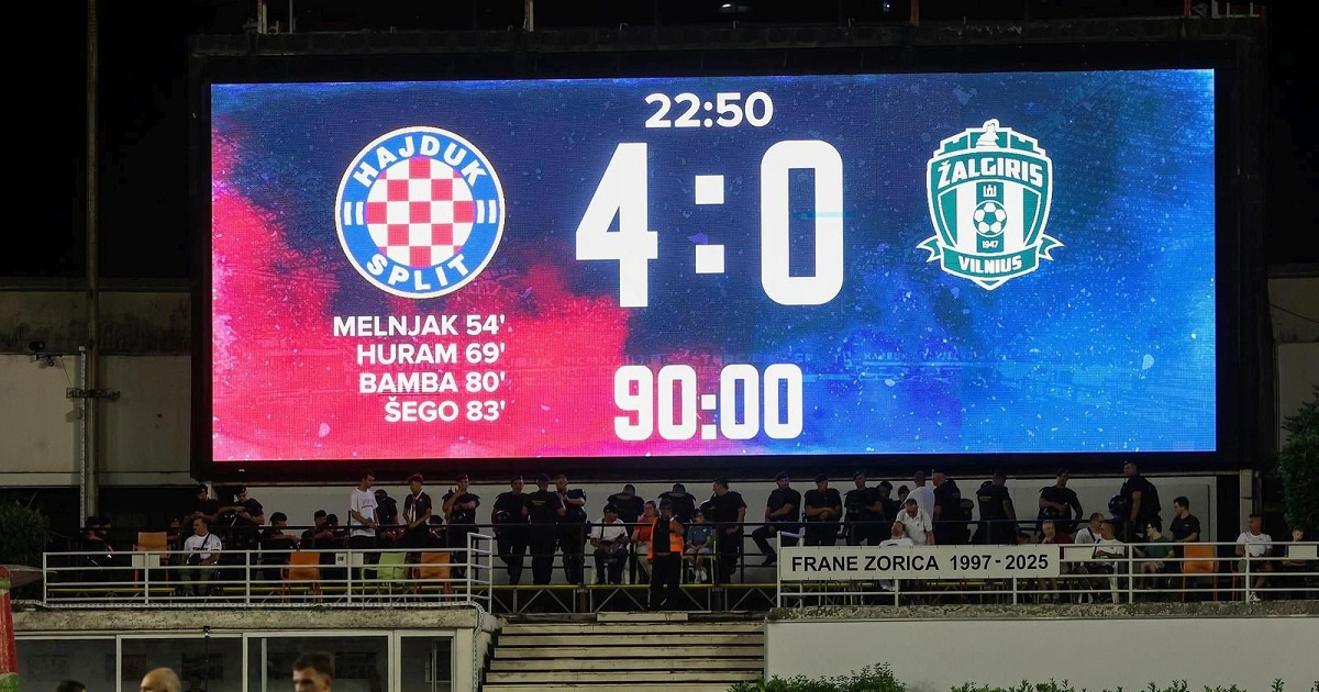 Hrvatski klubovi briljiraju u Europi. Hajduk je konačno lider SHNL-a