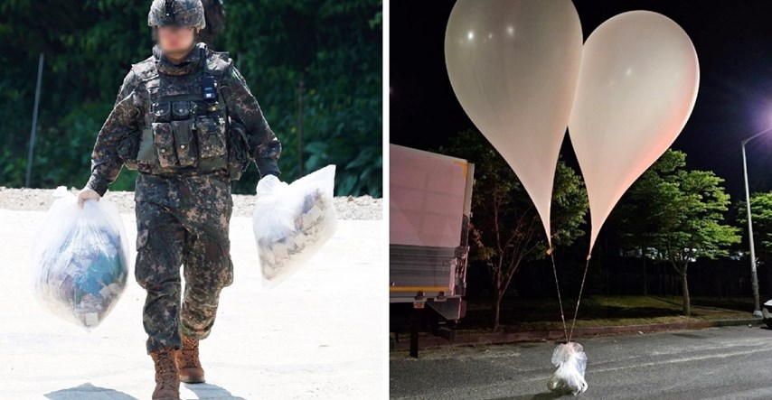 Sjeverna Koreja poslala balone pune smeća Južnoj
