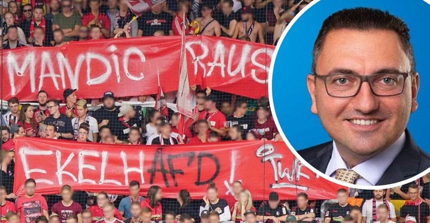 "Nacistu Mandiću, od*ebi!" poručili navijači Freiburga ultradesnom političaru