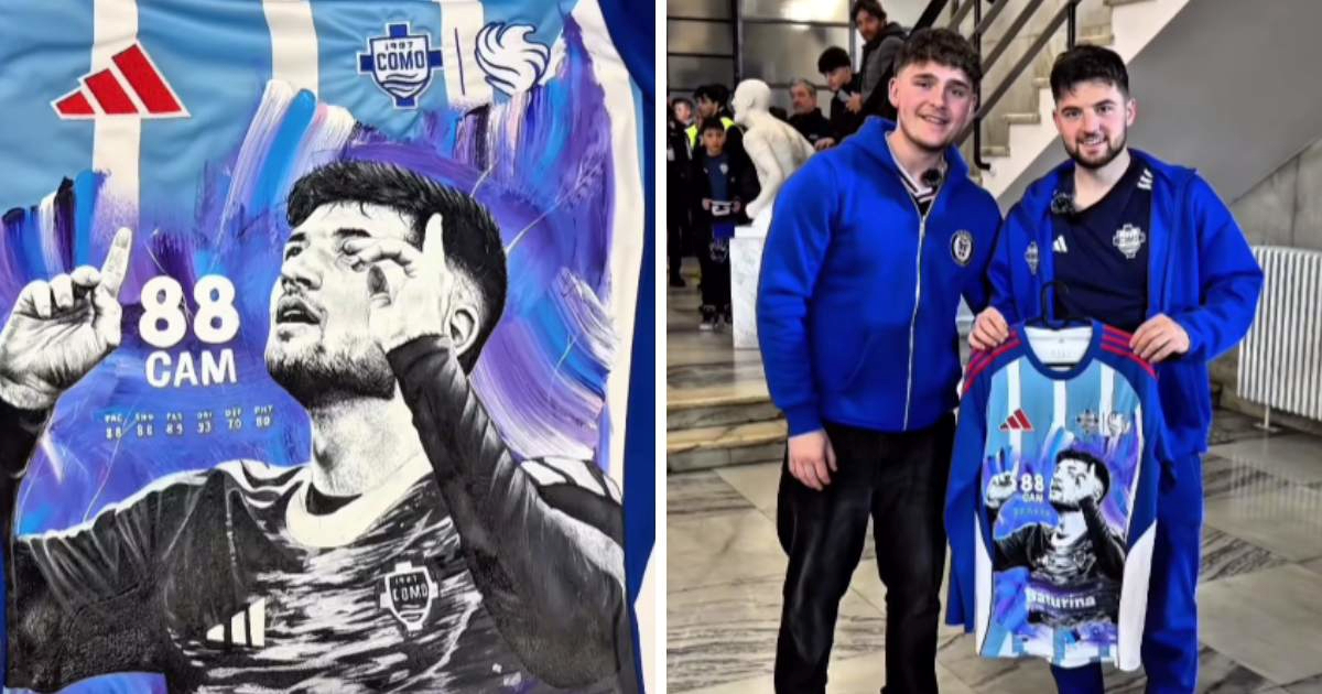 Pogledajte kako je umjetnik iznenadio Baturinu i poklonio mu unikatno oslikani dres