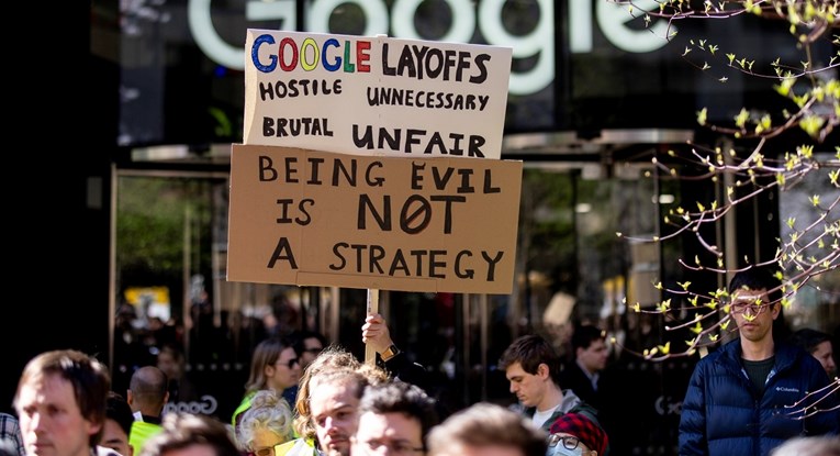 Stotine Googleovih zaposlenika štrajkale u Londonu zbog otpuštanja
