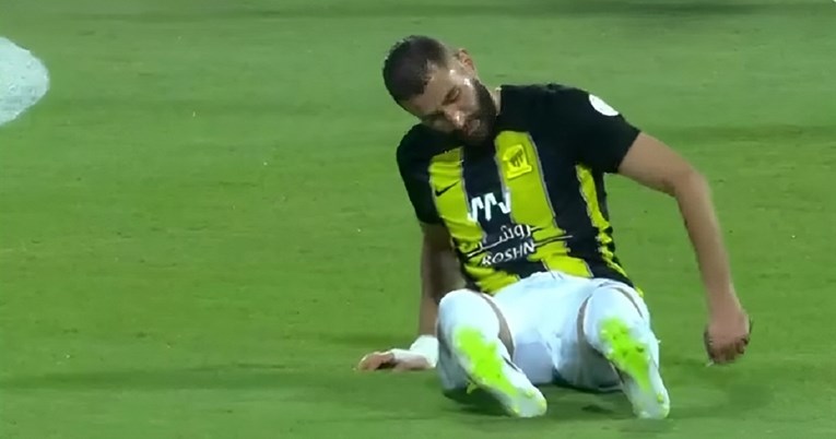 VIDEO Ozljeda Benzeme. Slavni napadač šepajući napustio teren