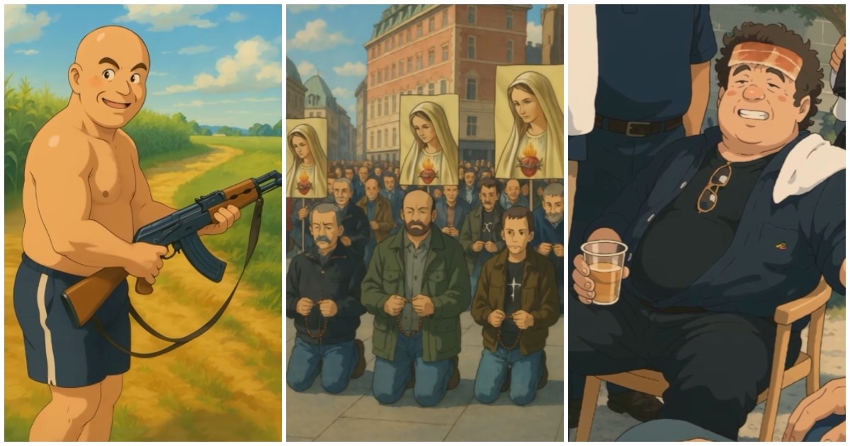 Dabro, molitelji... Pomoću AI-ja rekreirao "kultne scene iz Hrvatske", video je hit