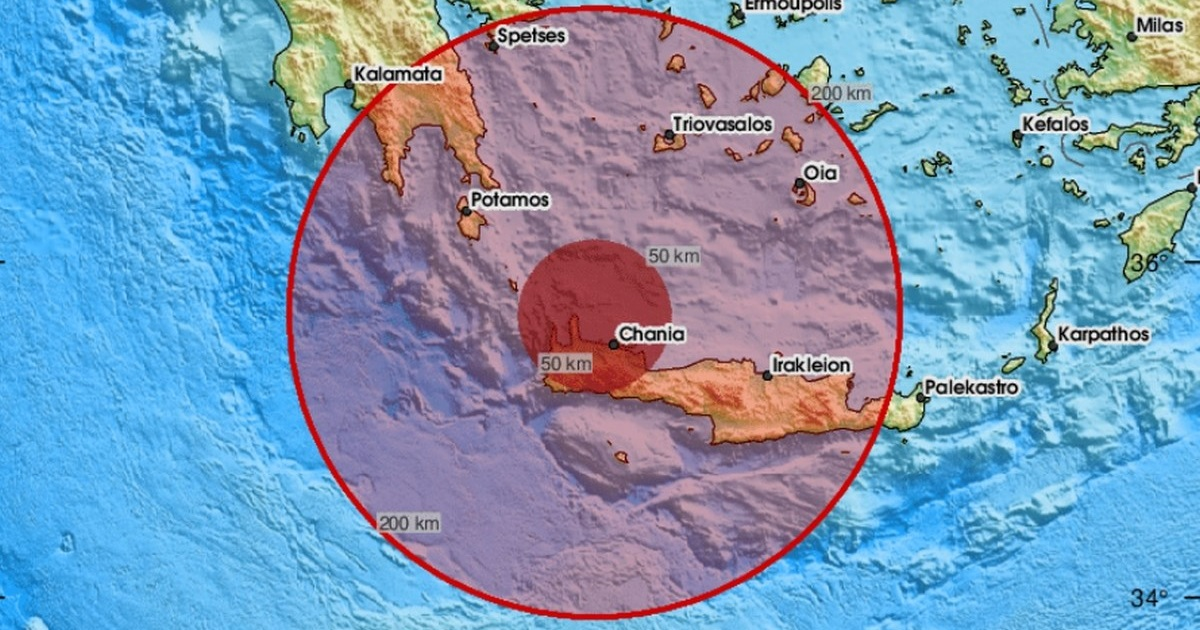 Potres magnitude 5.2 pogodio Kretu