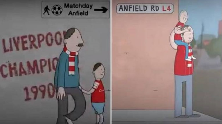 Crtić koji je dirnuo milijune: Kako je Liverpool čekao naslov od djeda do unuka
