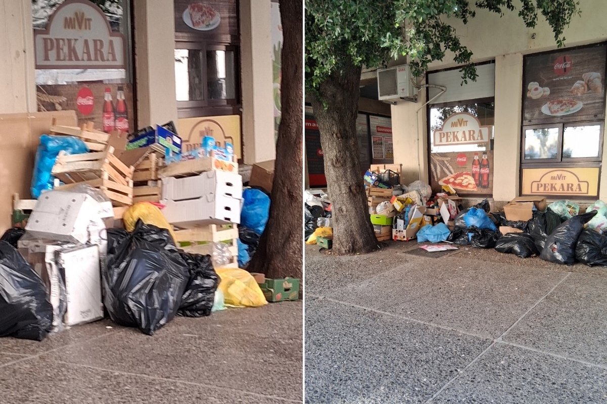 FOTO Hrpa otpada na ulici u Senju, ljudi su bijesni. "Dobar selfie za turiste"