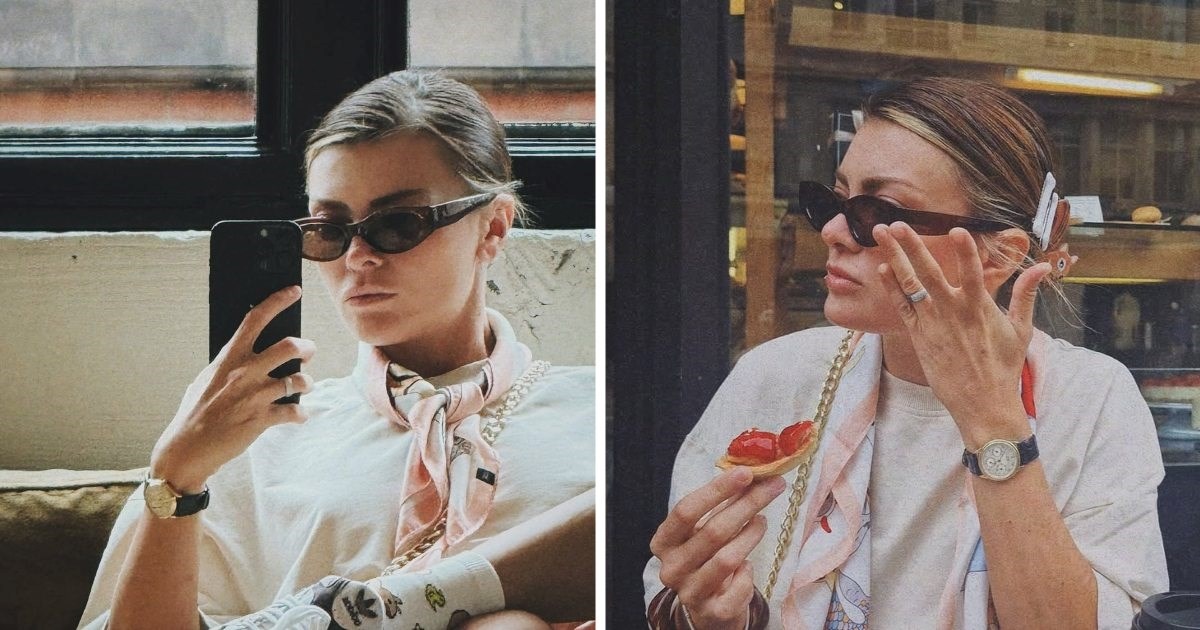 Ella Dvornik pokazala kako nositi ovalne sunčane naočale