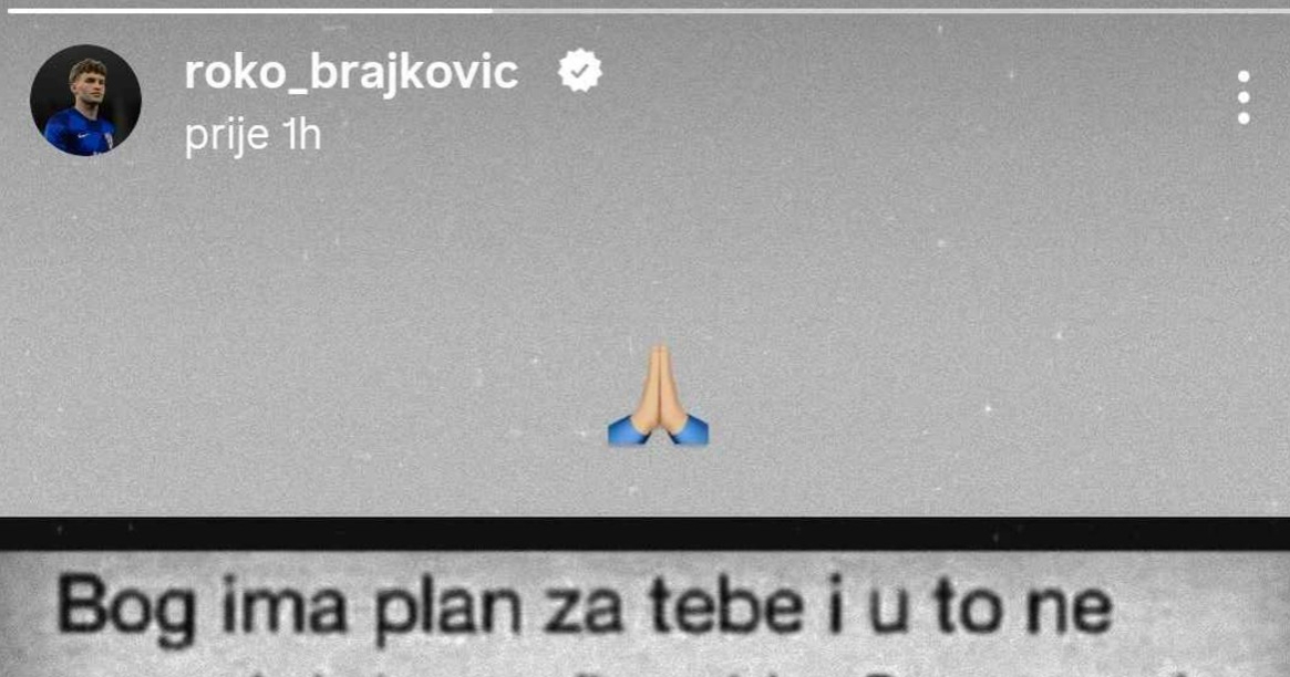 Pogledajte što je Brajković objavio nakon vijesti o potrganim križnim ligamentima