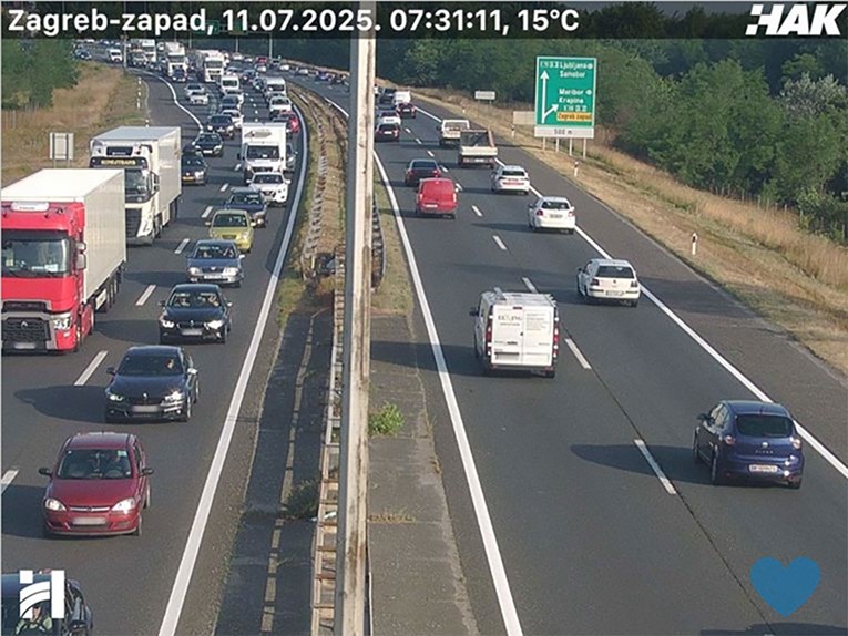Kolone na zagrebačkoj obilaznici