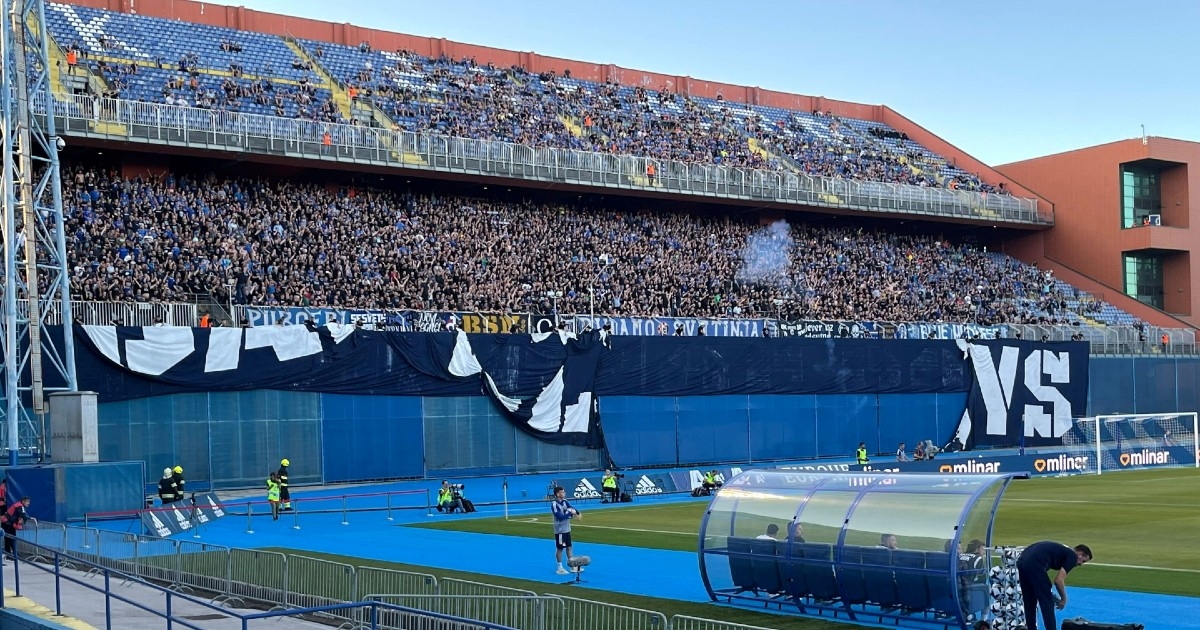 Bad Blue Boysi na sjeveru izvjesili izgorjeli transparent pa ga zamijenili novim