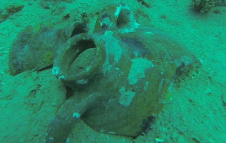 FOTO Na Krku otkriven potopljeni brod iz Rimskoga Carstva