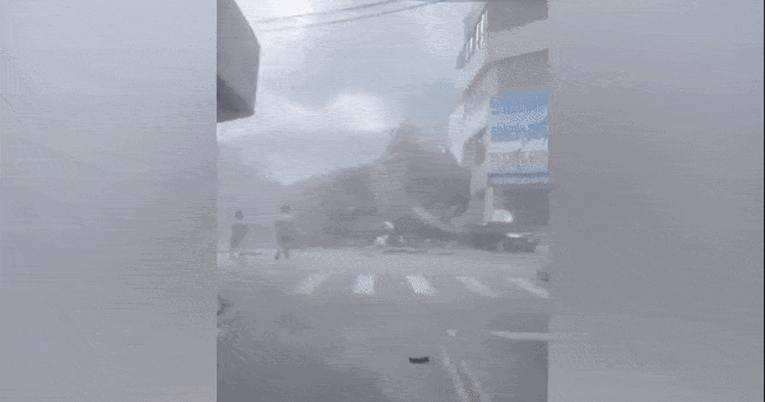 VIDEO Ovo je trenutak kad je silovit potres pogodio Tajvan
