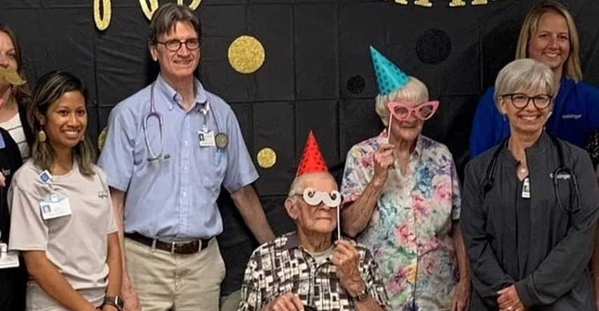 Žena proslavila 100. rođendan s mužem koji je isto toliko napunio 6 mjeseci ranije