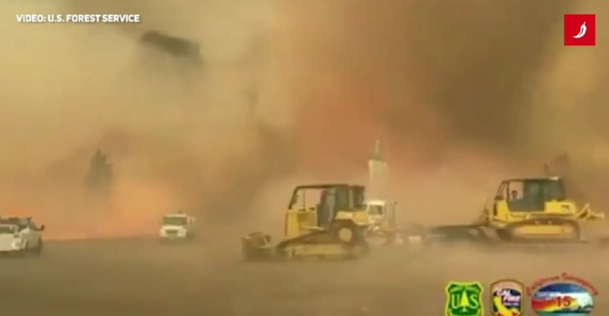 VIDEO Snimljen snažan vatreni tornado u Kaliforniji