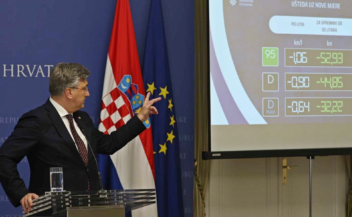Plenković: Ovo su nove cijene goriva, sad će se mijenjati svaka dva tjedna