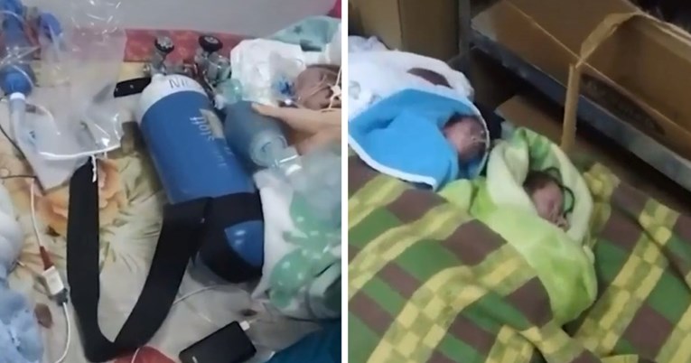 Na istoku Ukrajine bebe s intenzivne prebacili u sklonište, pogledajte snimku