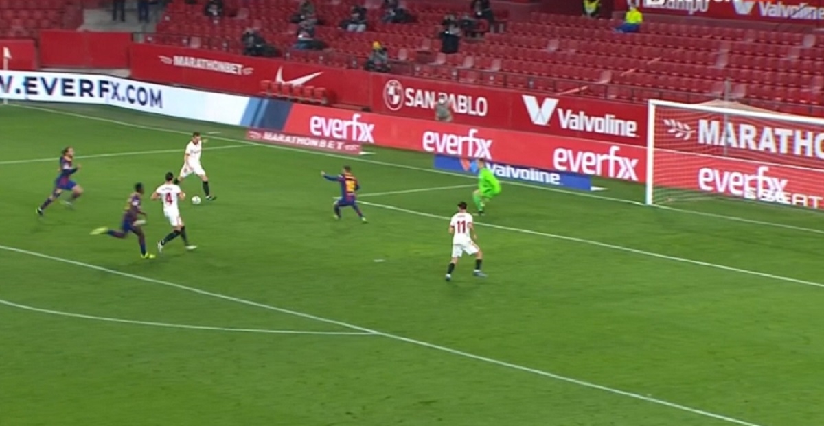 Rakitić je ovako zakucao golčinu Ter Stegenu. Jedan od najboljih golmana nemoćan