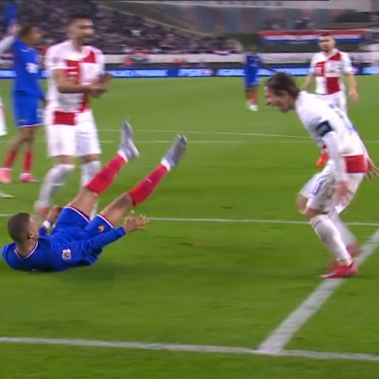 Mbappe je pao, a Modrić mu se unio u lice. Pogledajte situaciju s kraja utakmice