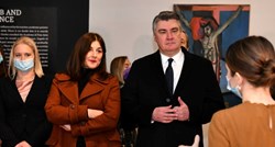 Sanja i Milanović obišli izložbu u Zagrebu, njena modna kombinacija privukla pažnju