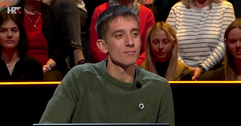 Maturant Đuro večeras nastavlja igru u Milijunašu - ide na 68.000 eura bez džokera