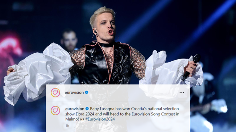 Eurosong objavio da je Lasagna pobjednik Dore, stranci pišu: "Hrvati idu do pobjede"