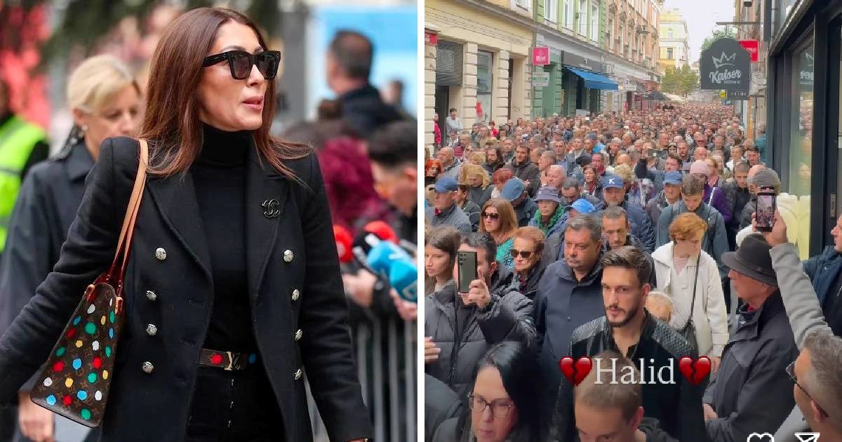 Hana Hadžiavdagić objavila video s ispraćaja Halida Bešlića: Neka ti je vječni rahmet