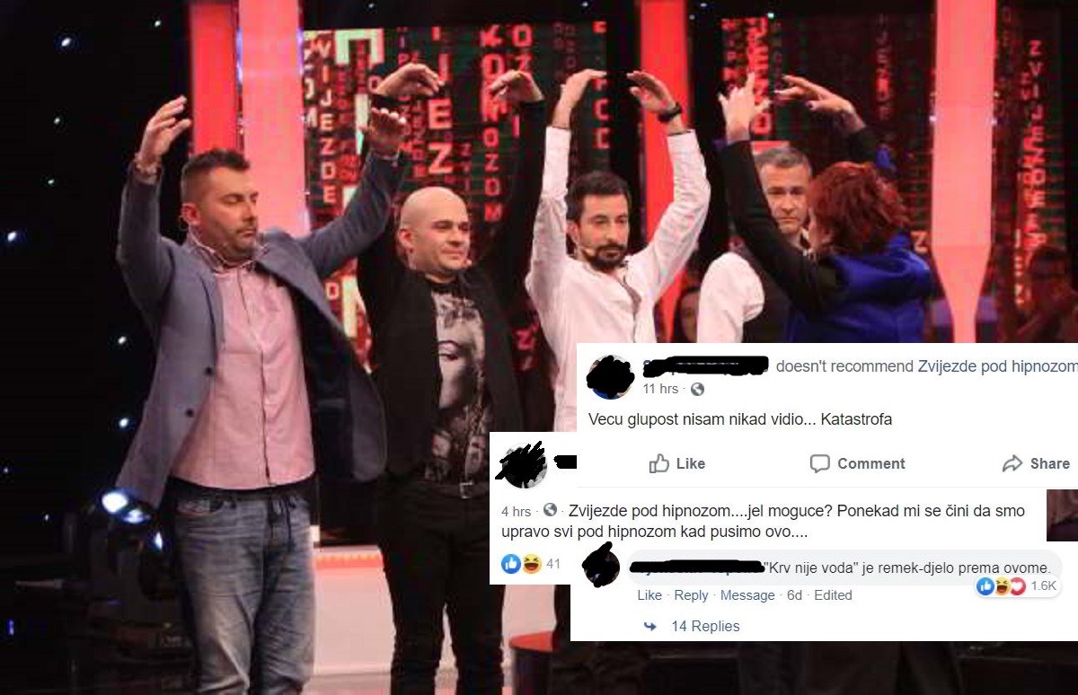 Gledatelji o Zvijezde pod hipnozom: "Nemojte se blamirati, mičite to s programa"