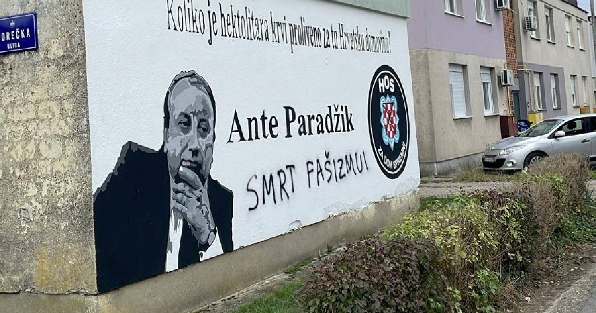 Netko u Osijeku šara grafite sa Stepincem i ZDS. Kohorta: Ne optužujemo Torcidu