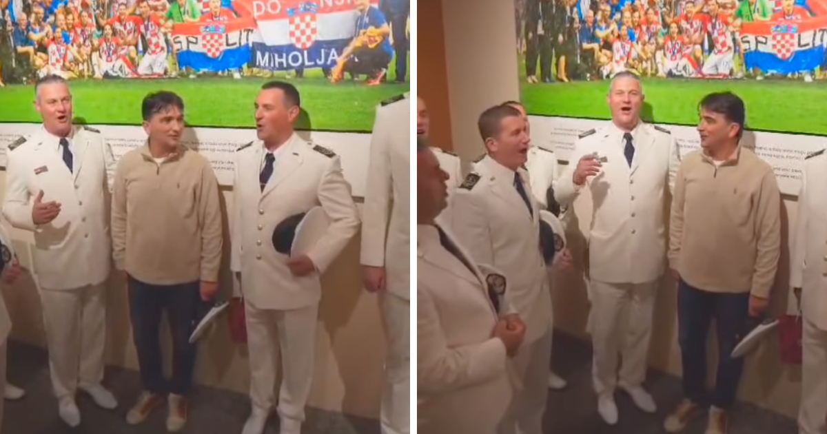 Zlatko Dalić prije Eura s klapom zapjevao Lijepa li si