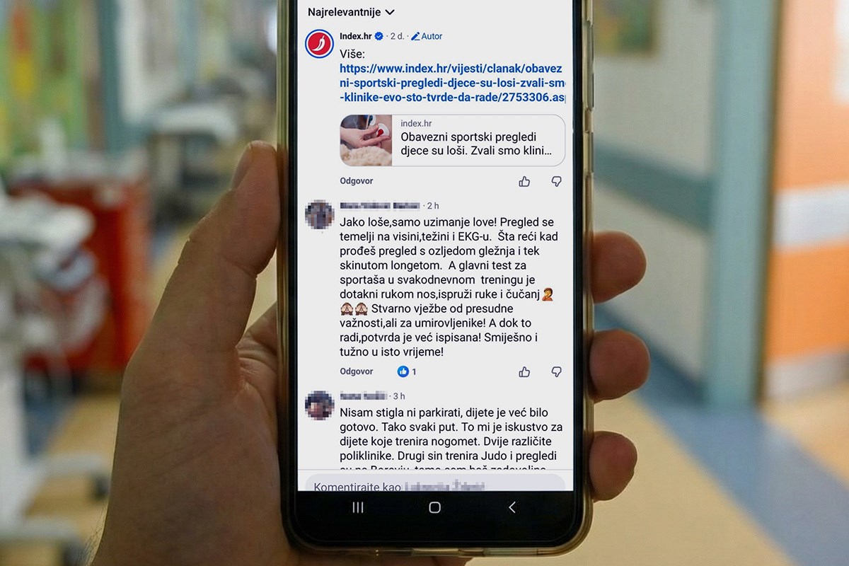 Sportski pregledi djece su loši. "To je tvornica novca naštimana za podobne"