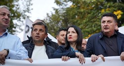 FOTO Veliki prosvjed protiv Dodika u Banjoj Luci, stigla i njegova protukandidatkinja