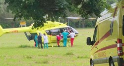 VIDEO Radnika u Puli stresla struja, helikopterom ga prevezli u riječku bolnicu