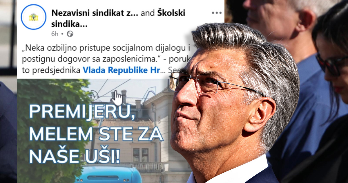 Sindikat Plenkoviću: Melem ste za naše uši. Imamo jedno pitanjce